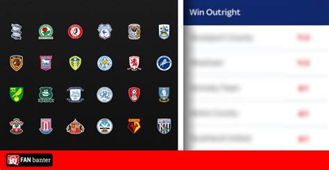 The Championship Odds 2023/24: Outright Winner, Relegation, .
